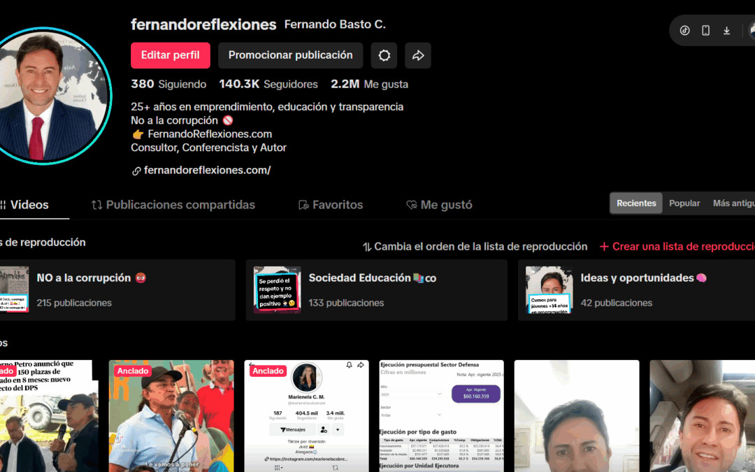 Hemos superado los 140K seguidores en TikTok y quiero contarte algo de Mí
